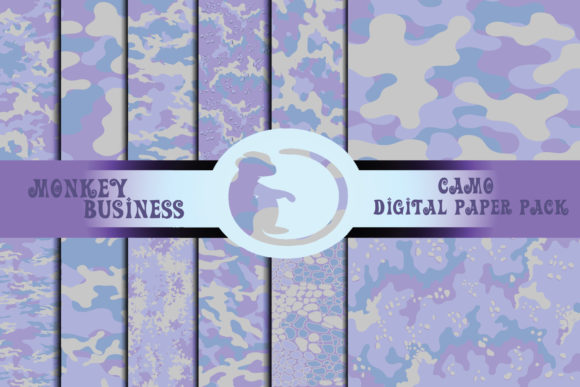 Download Fashionable Camo Digital Paper Pack - Digital Collection