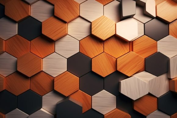 Download Hexagonal Wood Pattern Background - Wood pattern Collection