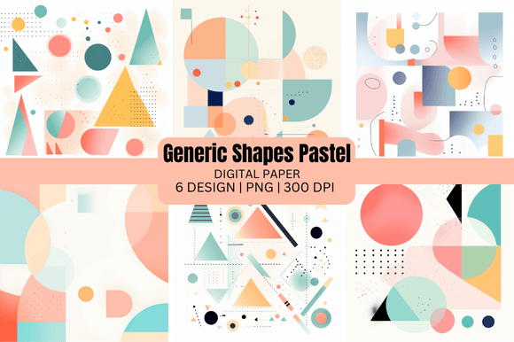 Download Generic Shapes Pastel Background - Generic Collection