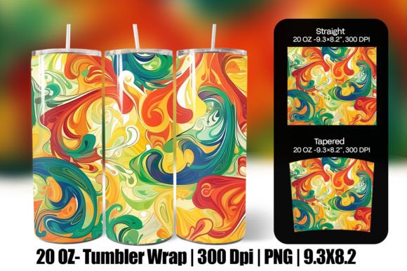 Download Digital Print Wrap Tumbler Design - Digital Collection