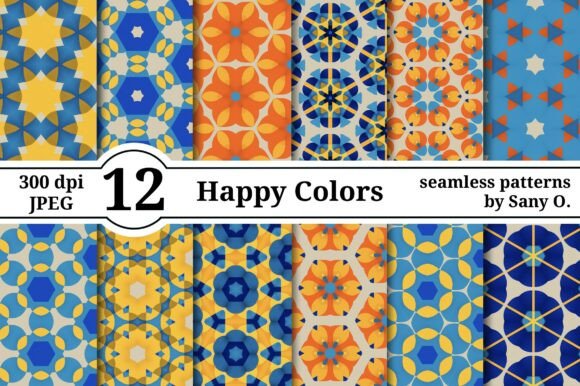 Download Seamless Pattern Floral Modern Retro - Premium Bundle