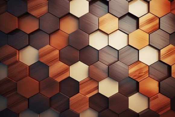 Download Hexagonal Wood Pattern Background - Wood pattern Collection